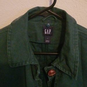 GAP So cute! Emerald green coat w/ belt